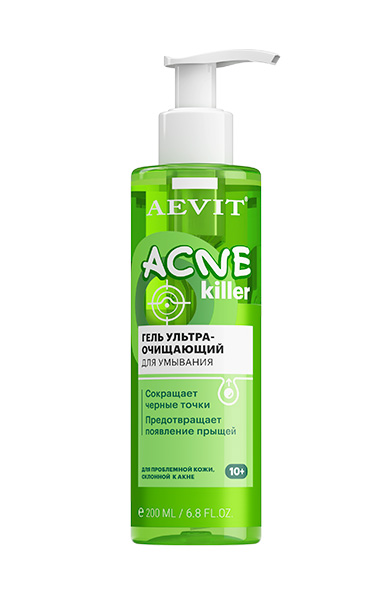 Libre derm Aevit Killer Face Gel Cleanser 200ml
