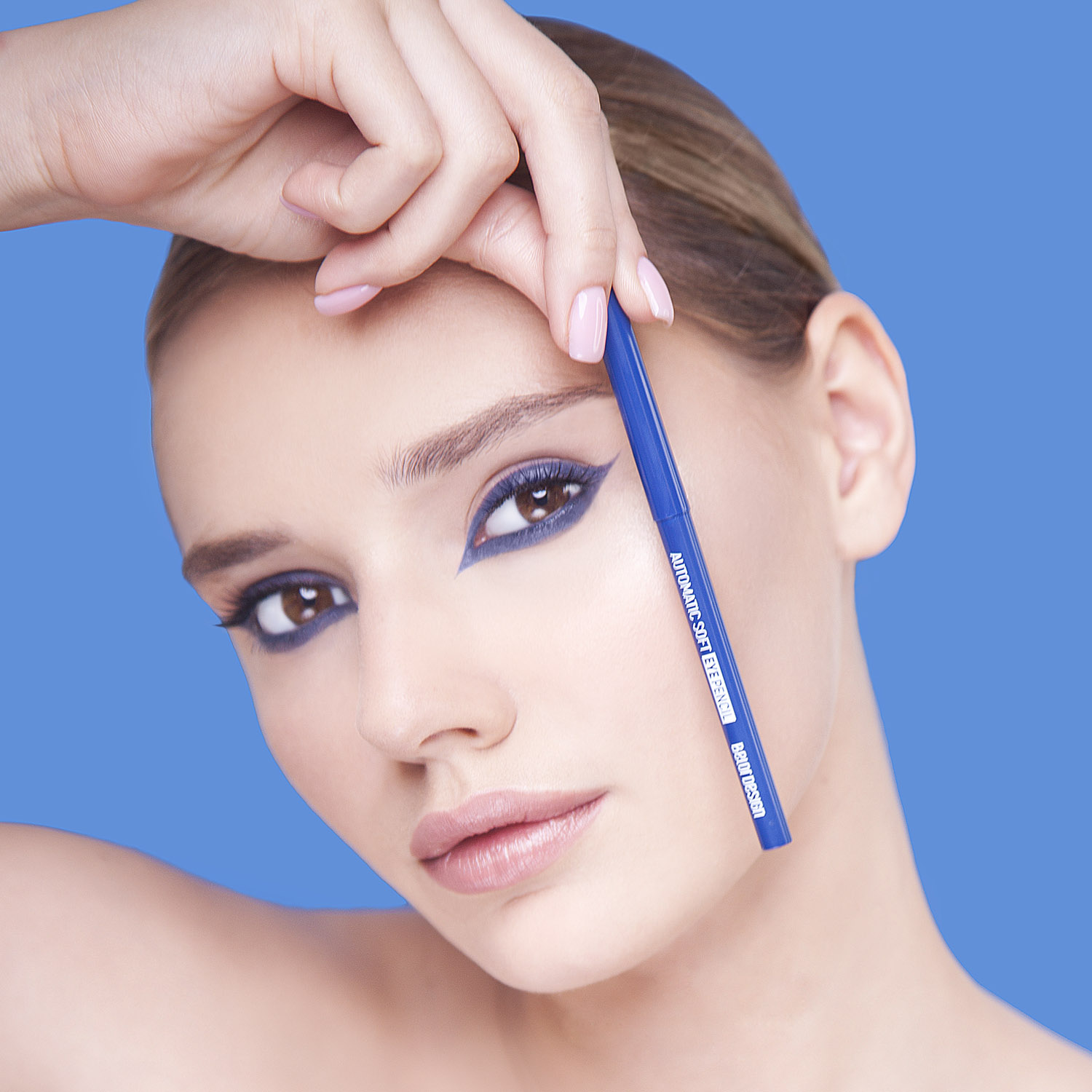 Mechanical pencil for eyes 303 dark blue - image 2