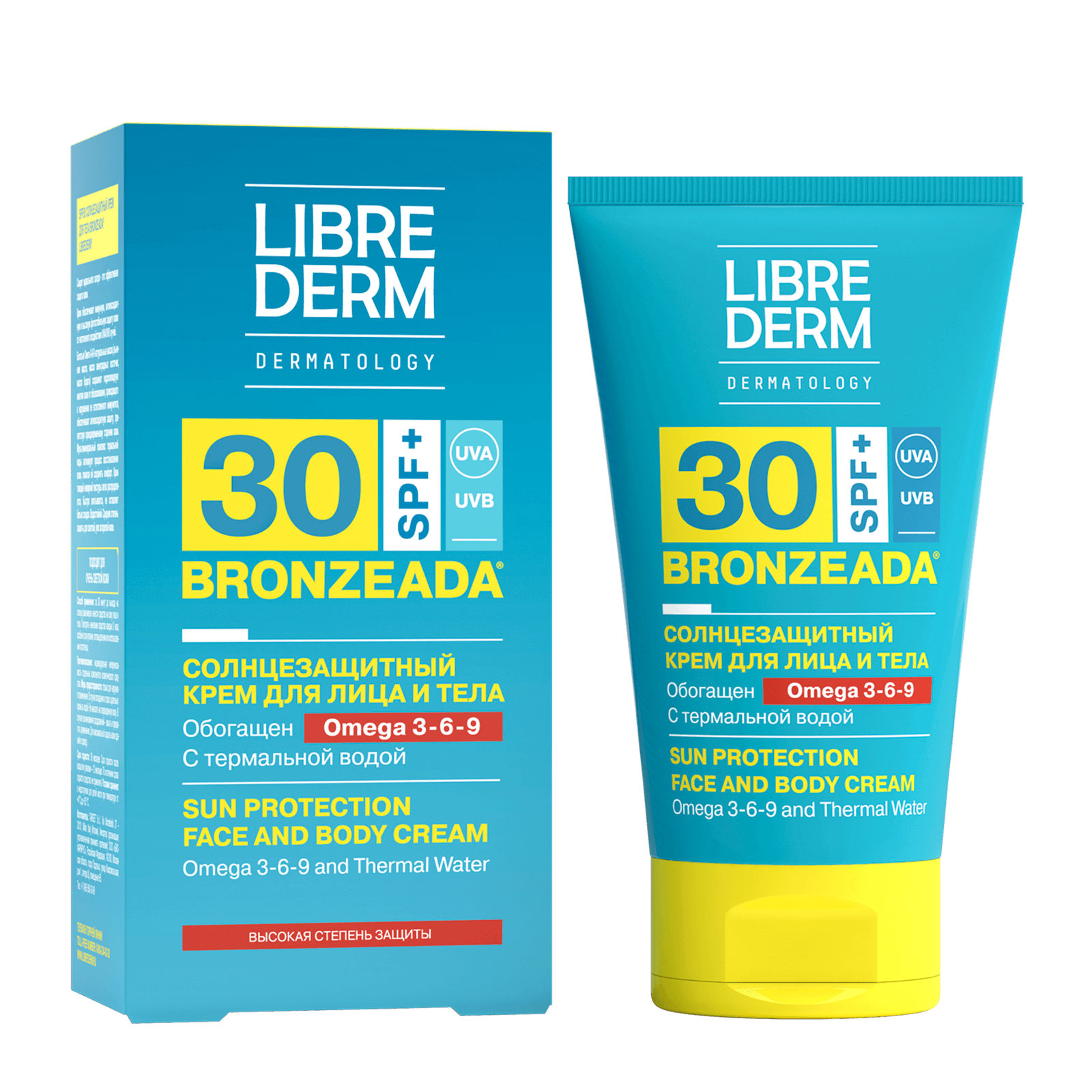 Sun Protection Cream SPF30 With Omega 3-6-9 and Thermal Water 150 ml, Belarus