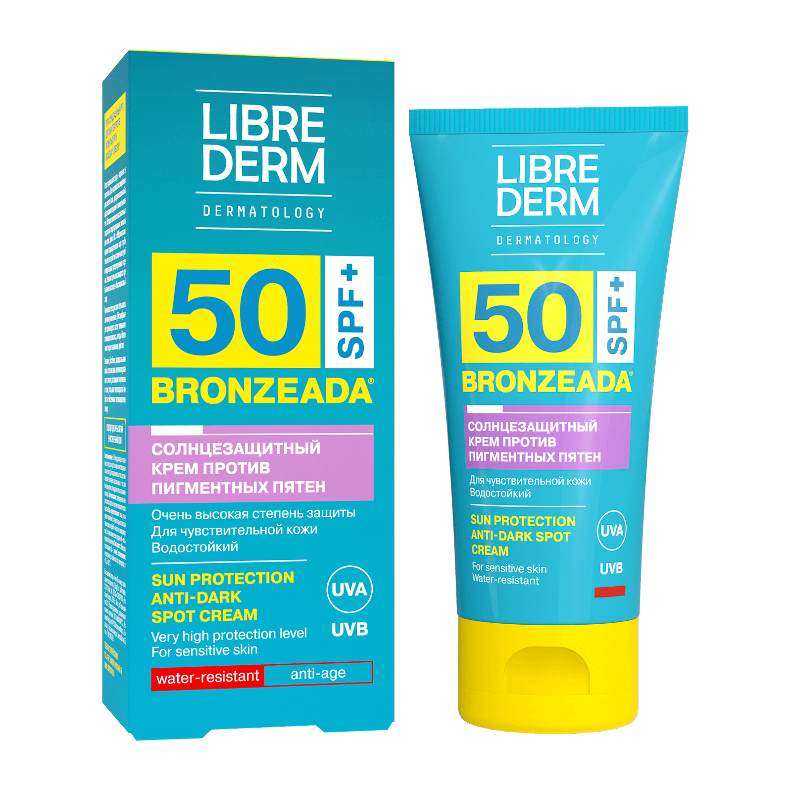 Sun Protection Anti-Dark Spot Face and Body Cream SPF50, 50 ml, Belarus