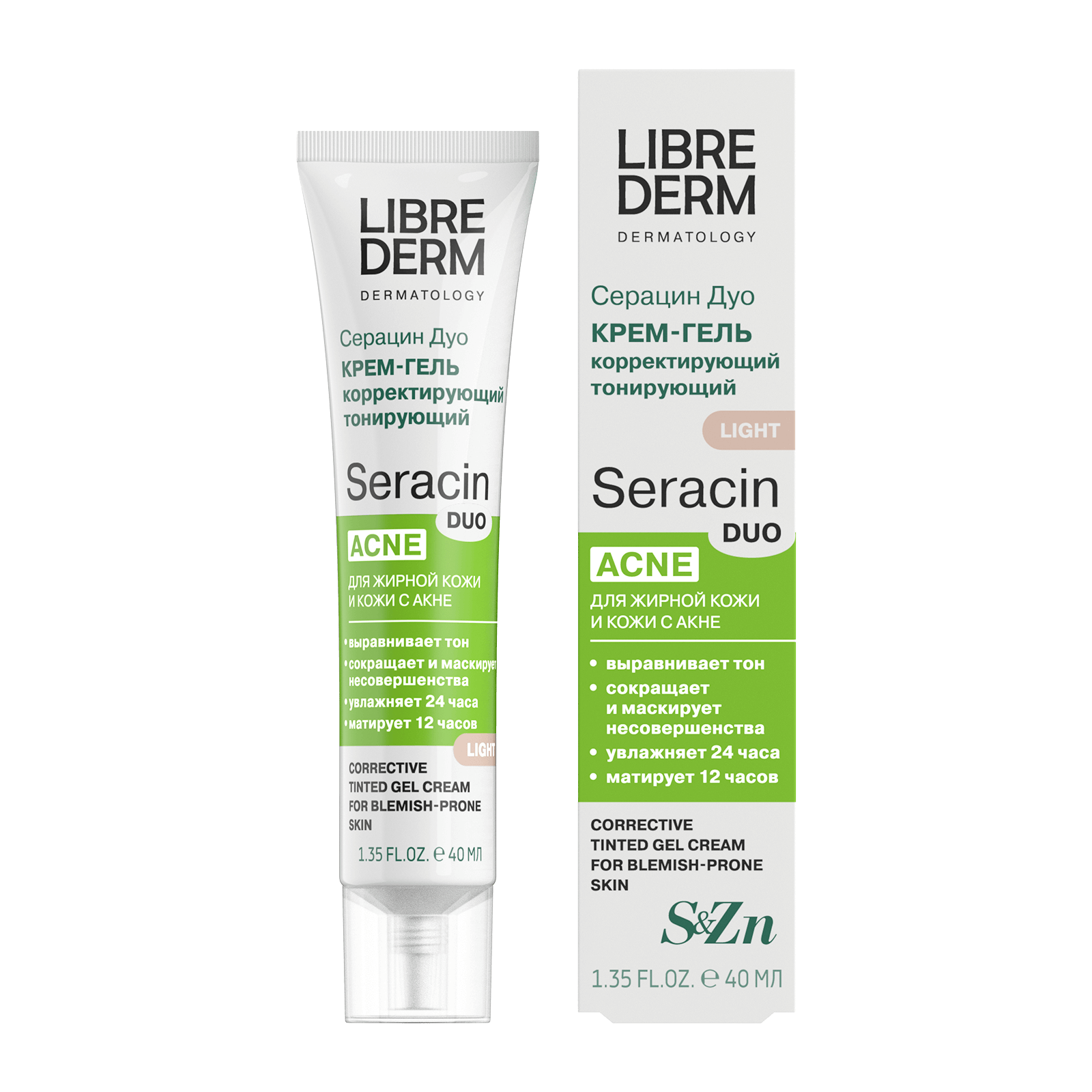 Librederm Seracin Corrective Duo Tinted Light 40ml